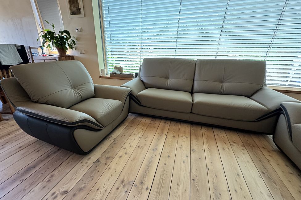 Sedací souprava Bora Bora v odstínech hnědé