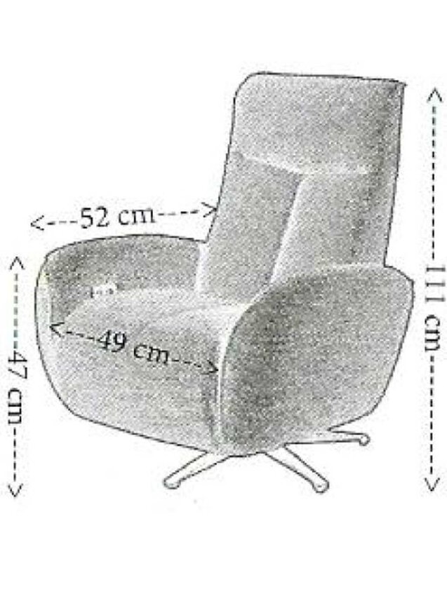 Rozměry zavřeného polohovacího křesla Maximus