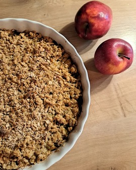 Voňavý crumble pie bezlepkový