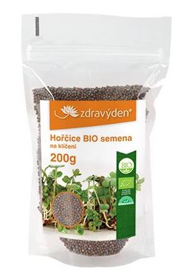 semena na klíčení HOŘČICE žluté BIO - 200 g