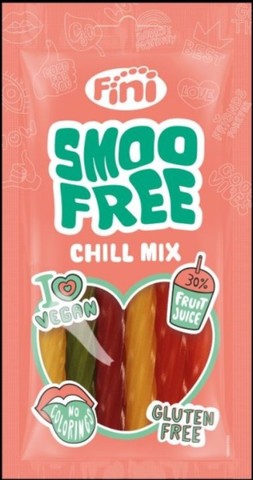 Bezlepkové ovocné pendreky Smoofree Chill Mix FINI 70 g