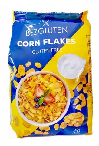 Corn Flakes - bezlepkové kukuřičné lupínky Bezgluten