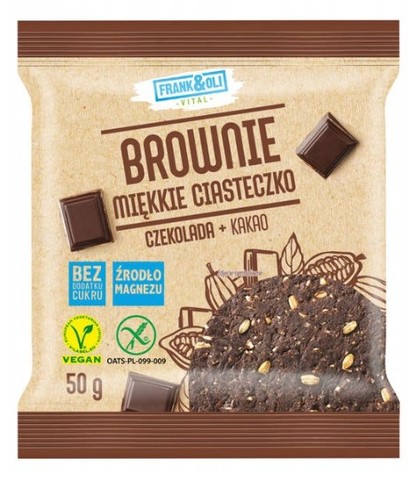 Čokoládové sušenky Frank&Oli 50g DMT 20.4.2023