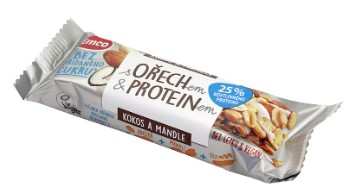 tyčinka EMCO ořech & protein - KOKOS 40g 