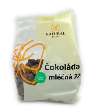 Čokoládamléčná 37% - Natural 250g