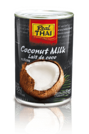 Kokosové mléko 85% extrakt - Real Thai 400ml
