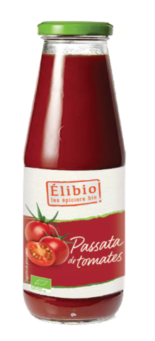 Passata (drcená rajčata) Elibio BIO 680 g