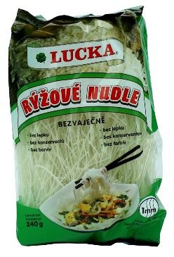 Nudle rýžové 1mm - Lucka 240g