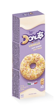 donut bezlepkový CUORENERO vanilkový 111 g (3 ks) 