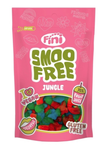 Bezlepkové ovocné pendreky Smoofree Jungle FINI 165 g