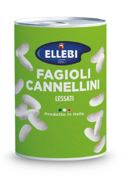 fazole bílé cannellini ve slaném nálevu ELLEBI 400g