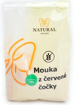 Mouka z červené čočky bez lepku - Natural 400g