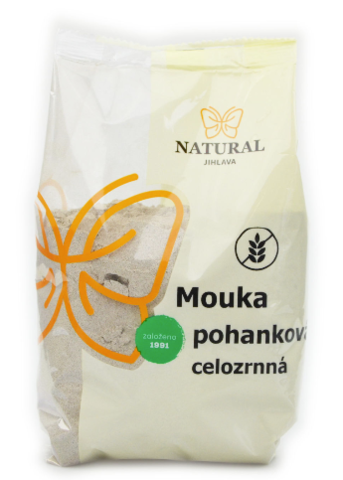 mouka pohanková celozrnná hladká NATURAL 400 g