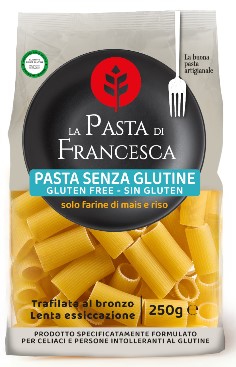 těstoviny italské Rigatoni - La Pasta di Francesca 250g