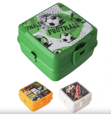 Svačinový box dělený BOY fotbal