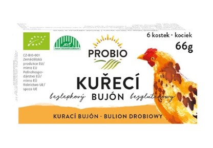 bujón kuřecí Pro-bio kostky 6* 0,5 l