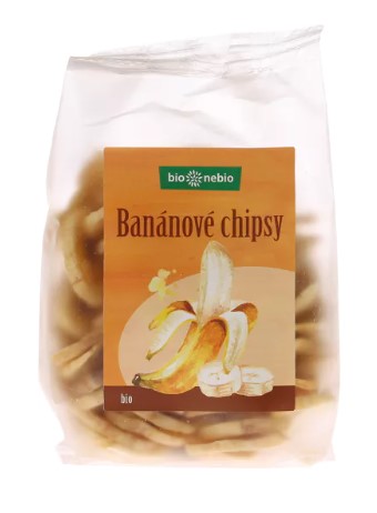 chipsy banánové BIO bionebio 150 g