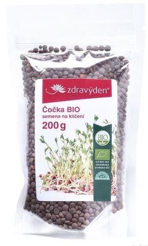 Čočka BIO - semena na klíčení 200 g