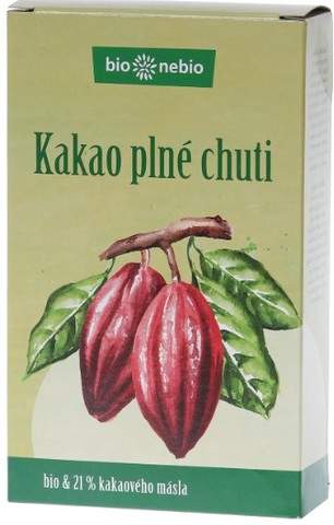 kakaový prášek (21%) plné chuti BIONEBIO bio 150 g 