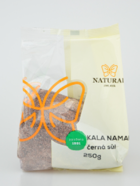 sůl himalájská černá Kala Namak NATURAL  250 g