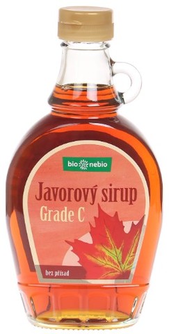 Sirup javorový 100% Grade C bionebio 250 ml