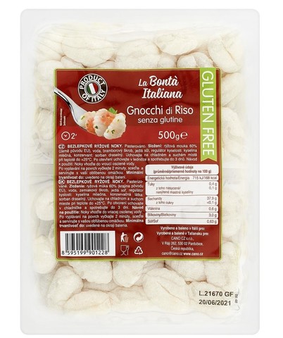 noky rýžové bezlepkové - LA BONTÁ ITALIANA 500g