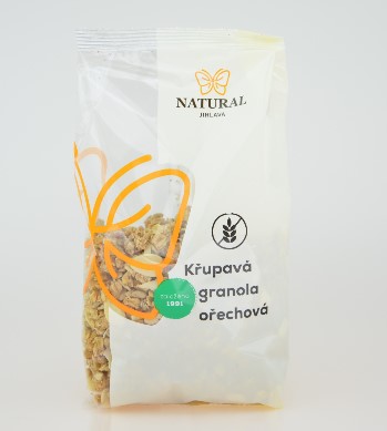 granola křupavá OŘECHOVÁ bez lepku NATURAL 300 g