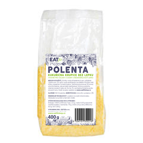 POLENTA kukuřičná 400 g DMT 28.3.2024