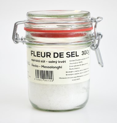 sůl mořská FLEUR DE SEL - solný květ- Natural 300g