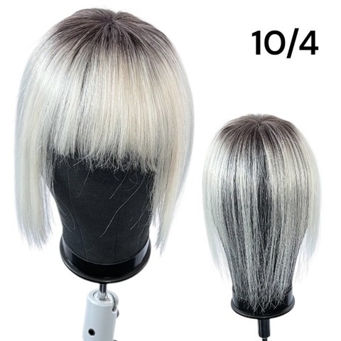 Celopoutková ofinka z pravých vlasů, Blond s Tmavě Hnědým Odrostem