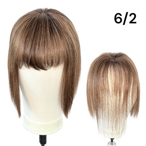 Celopoutková ofinka z pravých vlasů, Hnědá s odrostem