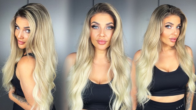 Syntetický Topper Amber, Ombré