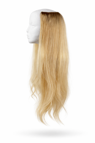 Vlasový zahušťovací pás BLOND 160g 60-65cm
