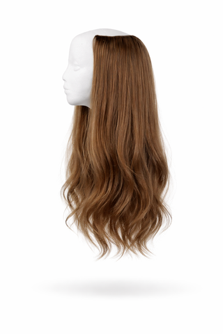 Vlasový zahušťovací pás TMAVÁ 125g 50-55cm