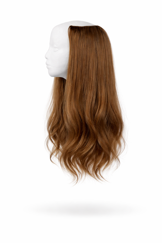 Vlasový zahušťovací pás TMAVÁ 110g 40-45cm