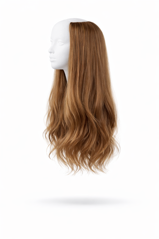 Vlasový zahušťovací pás TMAVÁ 160g 60-65cm