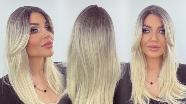 Syntetický Topper Magda, Studená Blond