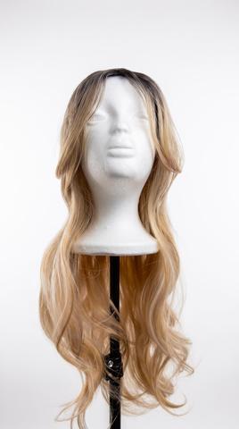 Syntetický topper Amber, Světlá Blond