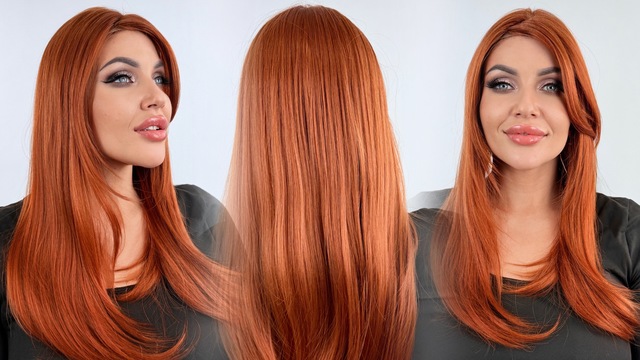 Syntetický Příčesek Vivi, Zrzavá