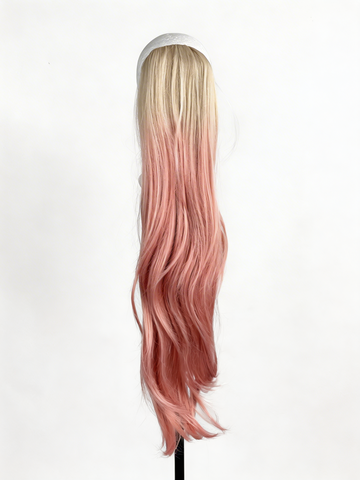 Syntetický culík Lilly, Světlá Blond s Pastel Pink Ombré