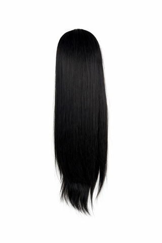 Rovný syntetický culík Lénia , Černá