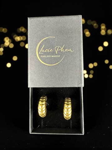 Stylové  náušnice ve tvaru kapky