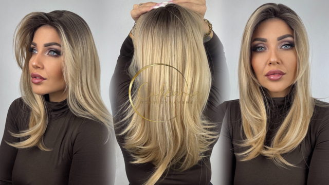 Syntetický příčesek Elle Blond 