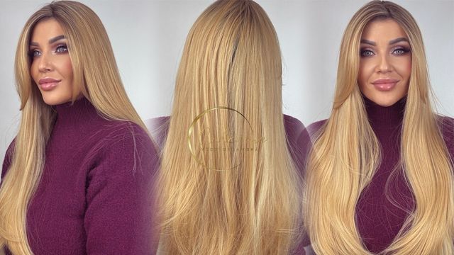 Syntetický příčesek Vivi Teplá blond