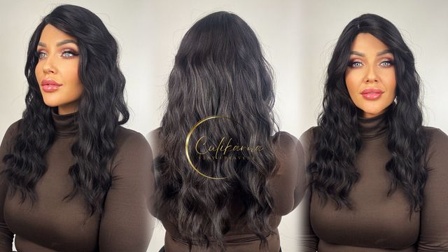 Topper Michelle vlna černá