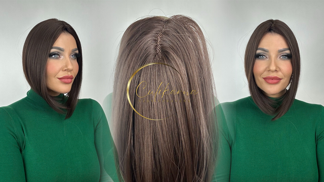 Syntetický příčesek Rose Světle Hnědá