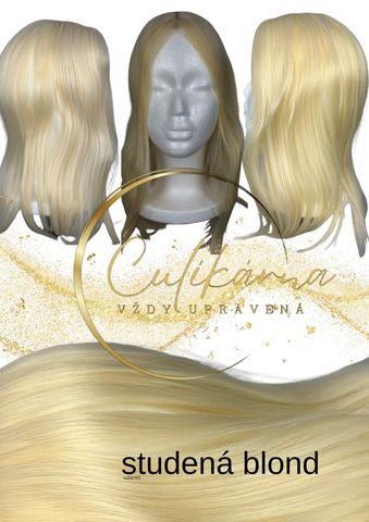 Syntetický topper Rose Long, Studená Blond