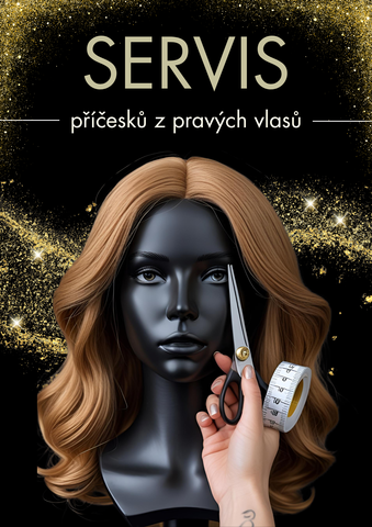 Servis a úprava topperů z pravých vlasů