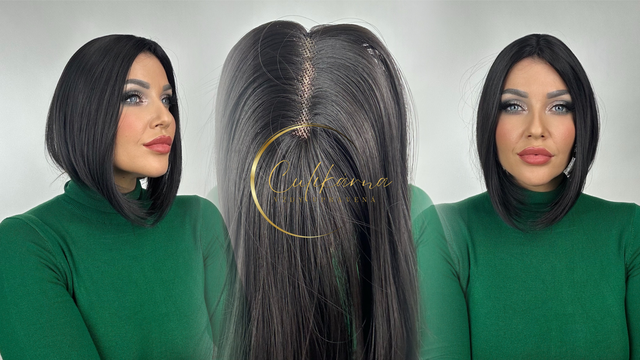 Syntetický příčesek Rose Tmavě Hnědá